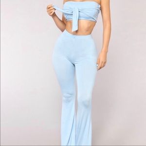 2 piece baby blue set